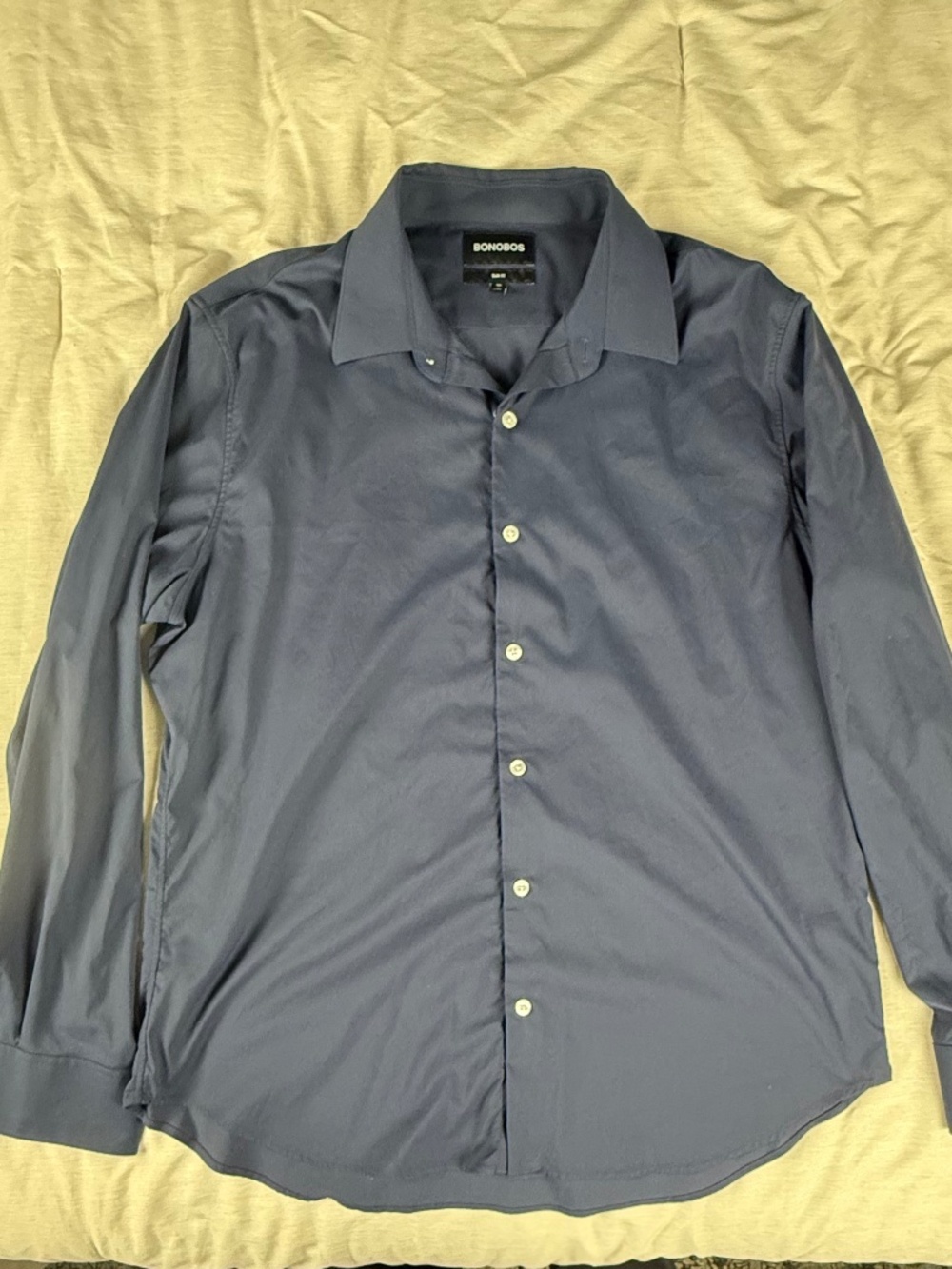 Bonobos Tech Button Down Navy | XL | Like New | Stretch Performance Shirt